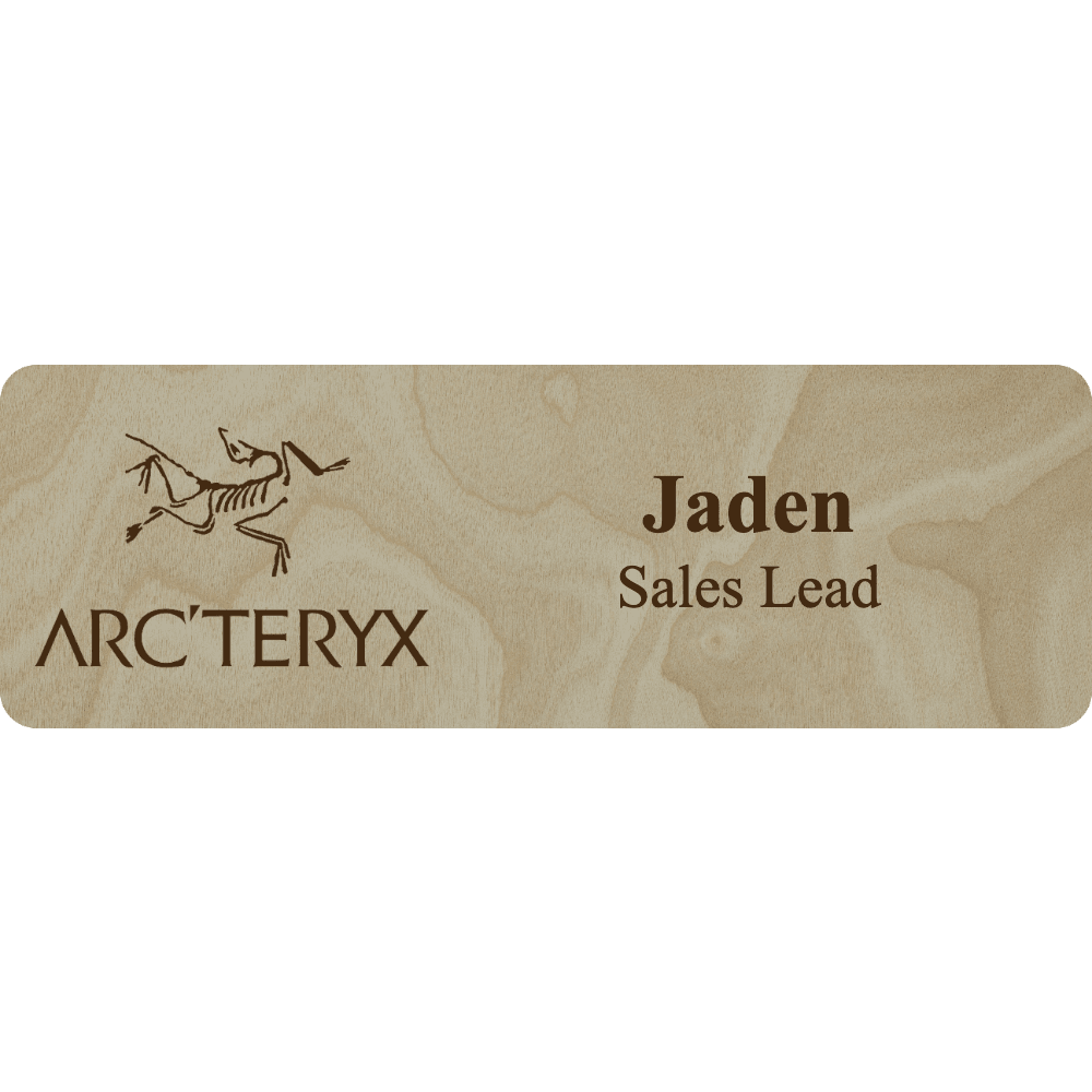 Arc'teryx Name Tag - 2 Lines - Customer's Product with price 6.25 ID qqCvJKsGF64fbofYpnt2Iwlb