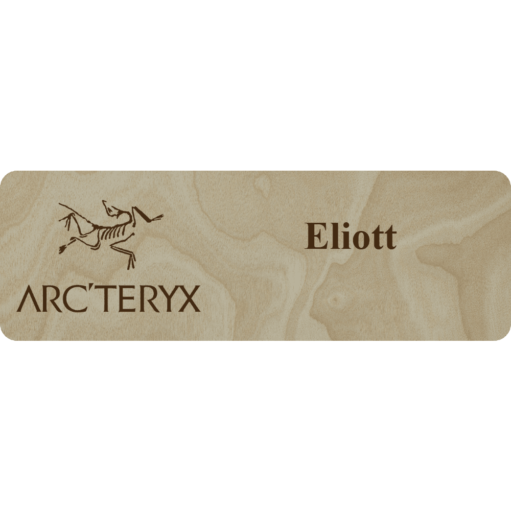 Arc'teryx Name Tag - 2 Lines - Customer's Product with price 6.25 ID qQWwYI0qSq0x1d-kZU2Hoeqe