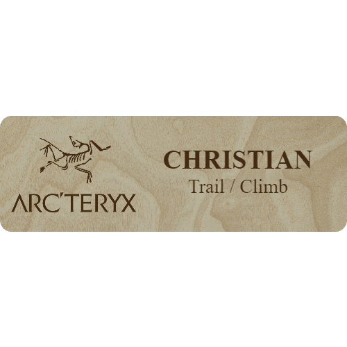 Arc'teryx Name Tag - 2 Lines - Customer's Product with price 6.25 ID j_1BDcX26fzE4WiwZBlWxWG5
