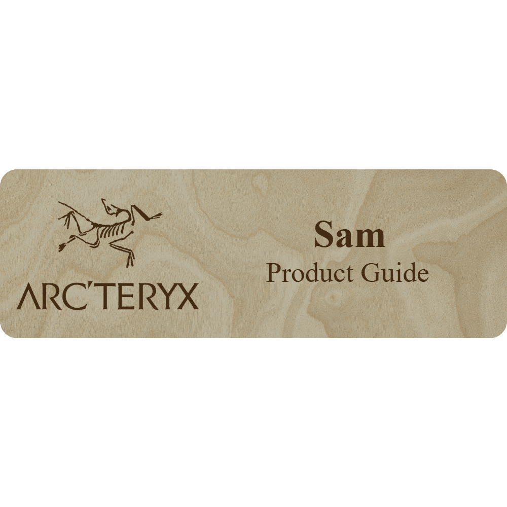Arc'teryx Name Tag - 2 Lines - Customer's Product with price 6.25 ID 1hl-4urBVywIEfWuGpgzL3sJ