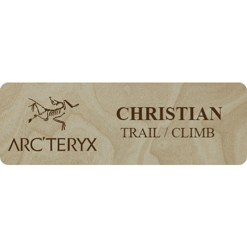 Arc'teryx Name Tag - 2 Lines - Customer's Product with price 6.25 ID tn7A3ZoJh0W7WO1iQ2NlRfXF