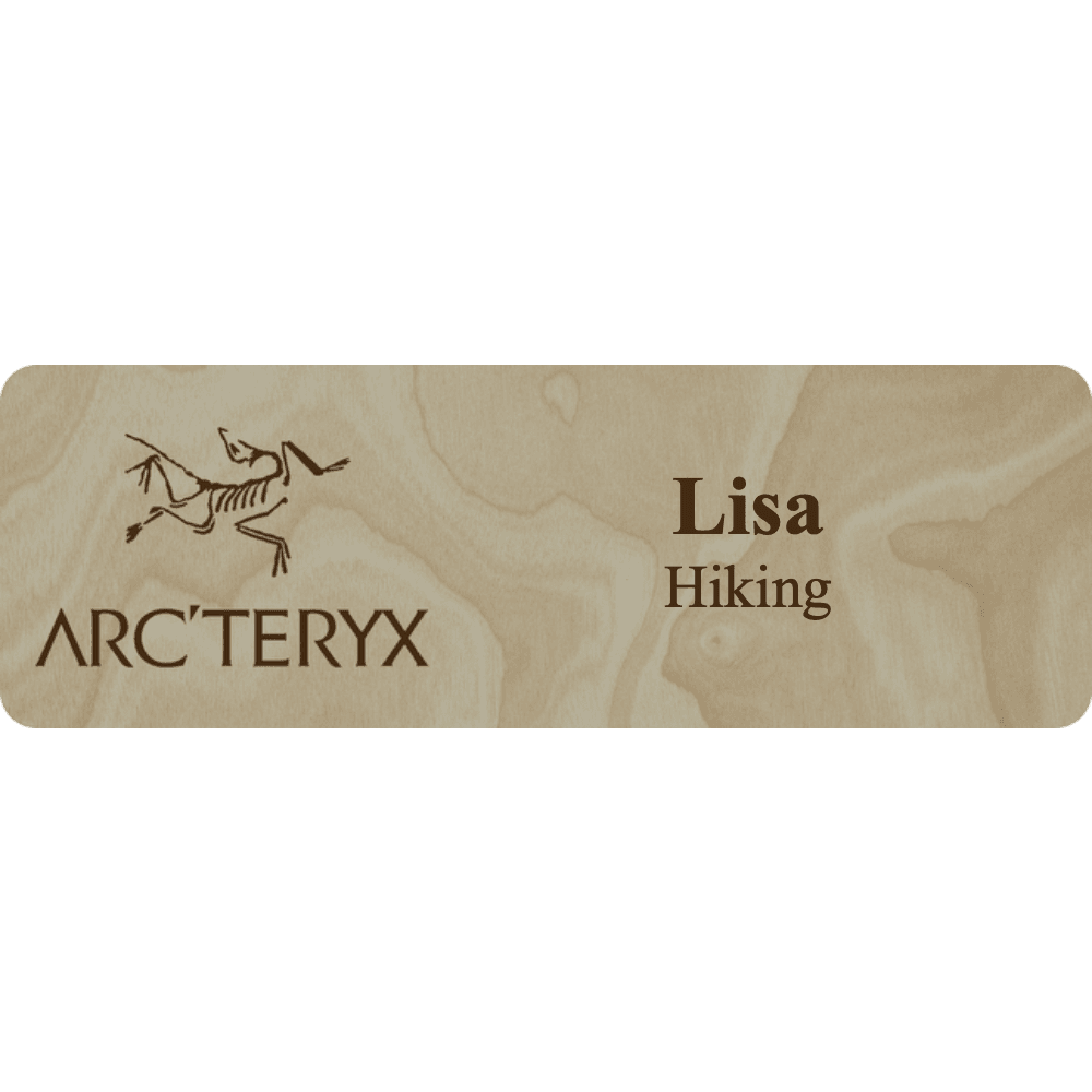 Arc'teryx Name Tag - 2 Lines - Customer's Product with price 6.25 ID 2U9ZFxxuiLRdbE-TpskqN-O_