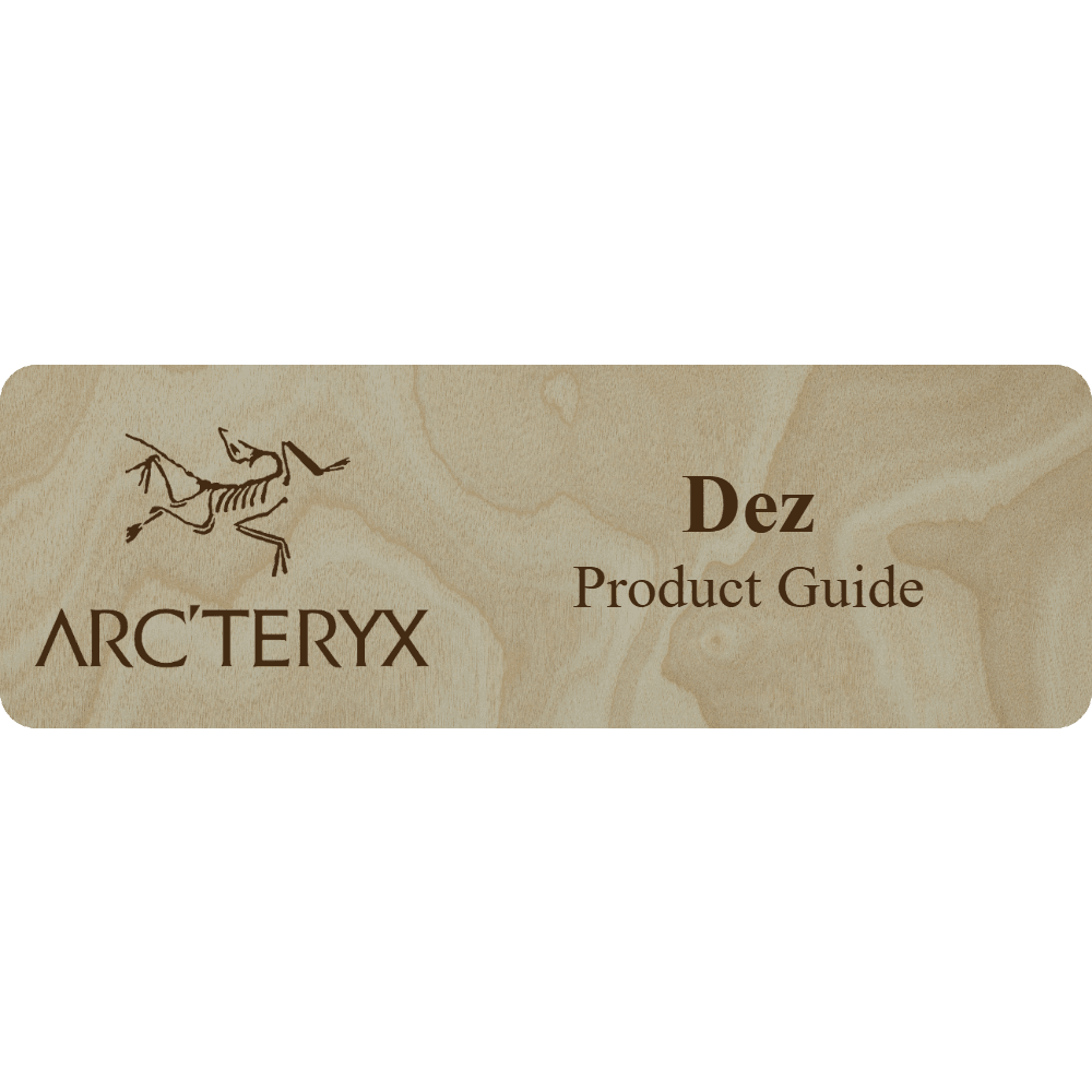 Arc'teryx Name Tag - 2 Lines - Customer's Product with price 6.25 ID l31sDmEoQb3B6mjBzIV4JOr9