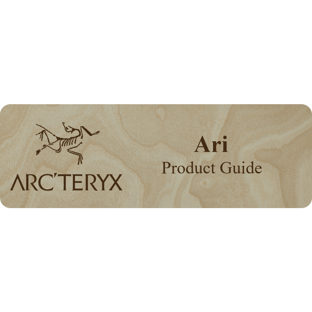 Arc'teryx Name Tag - 2 Lines - Customer's Product with price 6.25 ID zoMx8VUNPQsRadMXzNtBHph6
