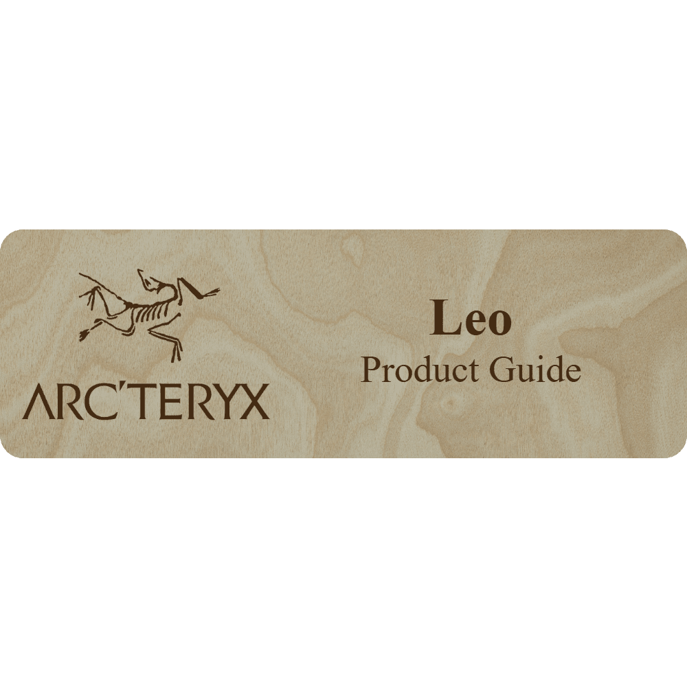 Arc'teryx Name Tag - 2 Lines - Customer's Product with price 6.25 ID 9ijKTaCUcEjkFEcLIIeb7SxU