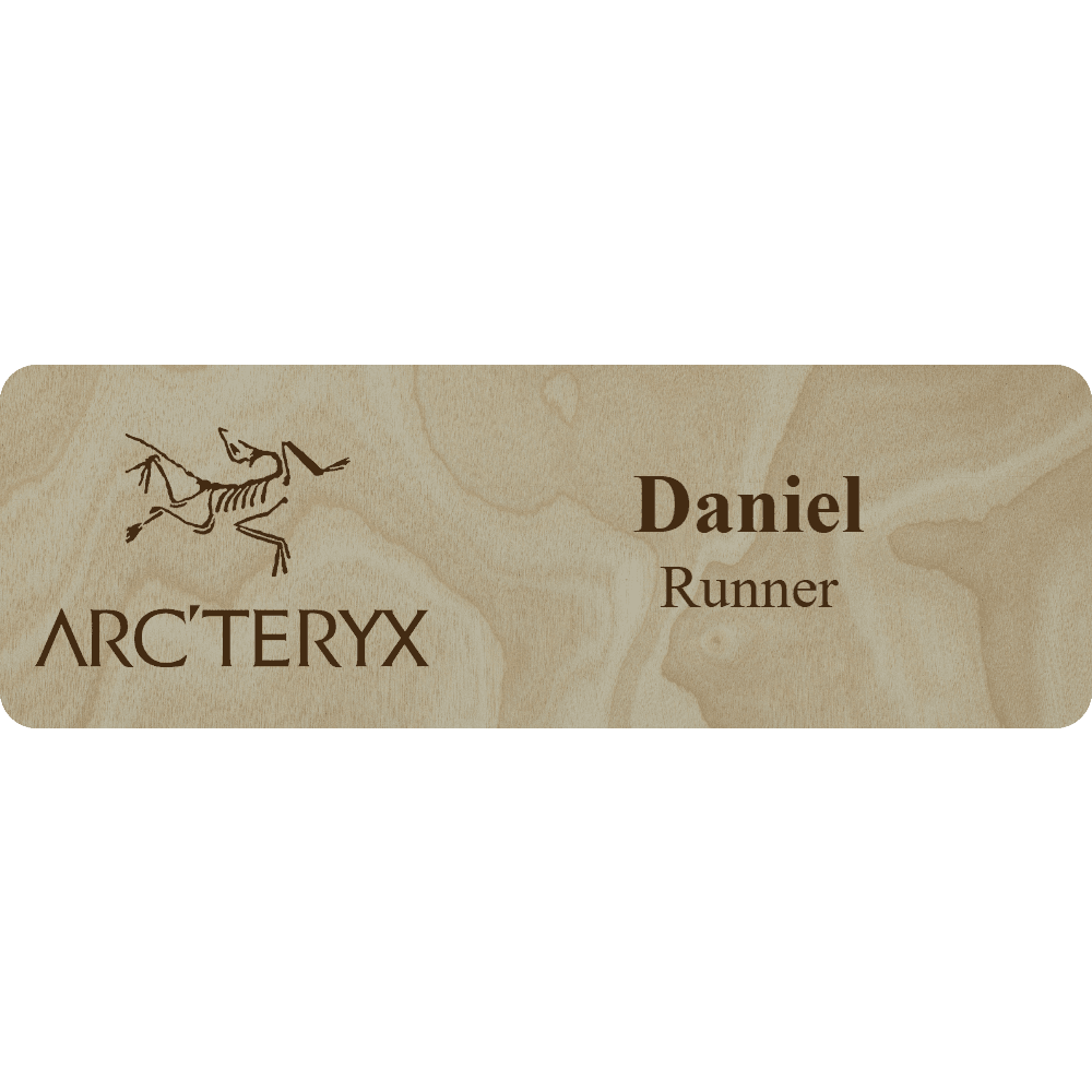 Arc'teryx Name Tag - 2 Lines - Customer's Product with price 6.25 ID z0Ry5IciJ-F9d7h51x8zgYMN
