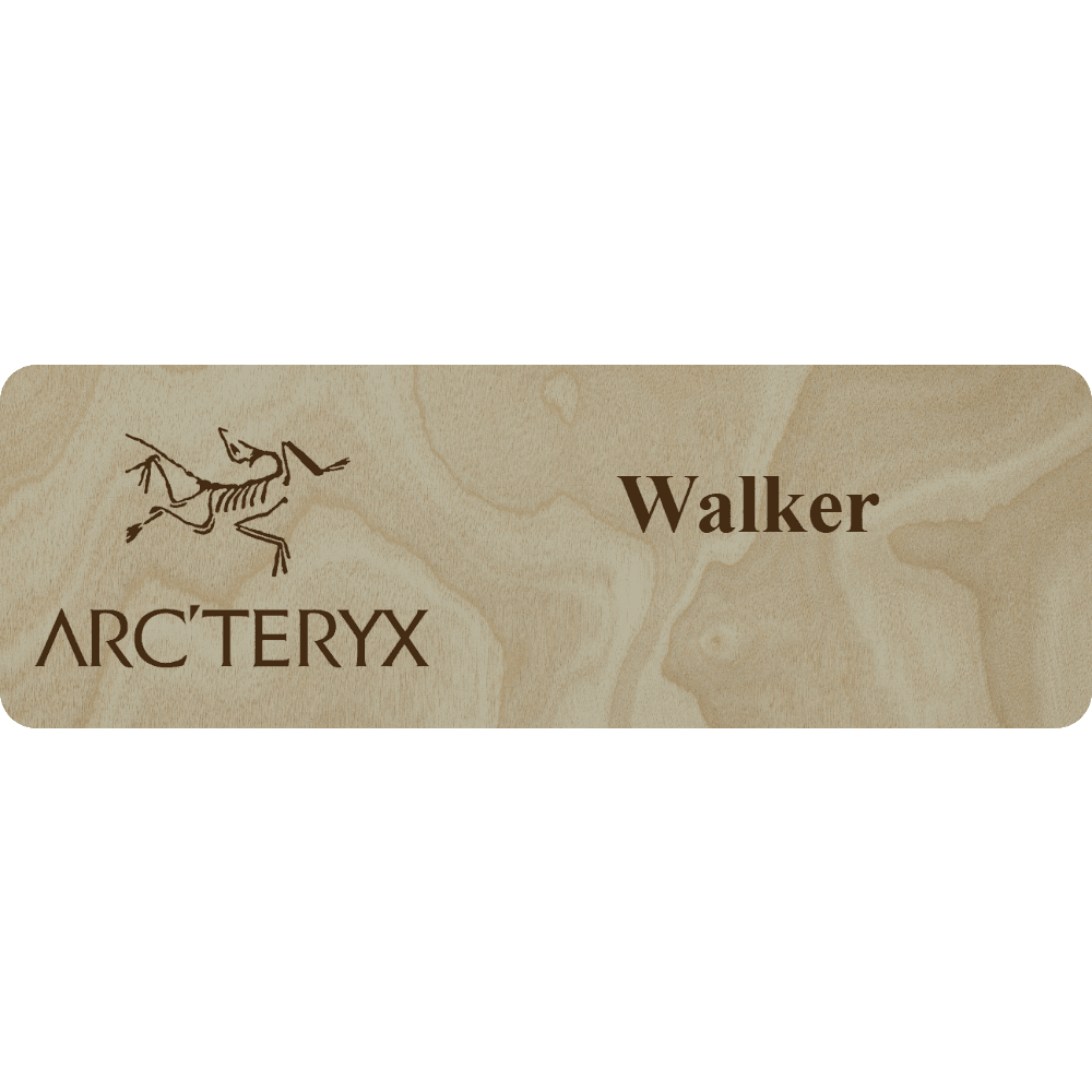 Arc'teryx Name Tag - 2 Lines - Customer's Product with price 6.25 ID qFIRdWPPtAdnWm9goKRAROgs