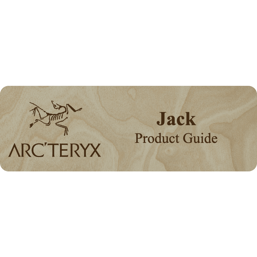 Arc'teryx Name Tag - 2 Lines - Customer's Product with price 6.25 ID LMmlKNLZOPfqMDUrlxHeU5sk