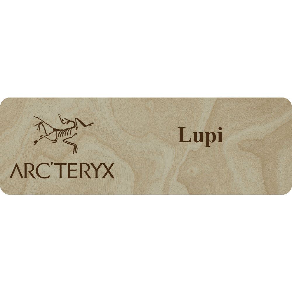 Arc'teryx Name Tag - 2 Lines - Customer's Product with price 6.25 ID AvgcwJE7JP5KDw8Y8kFzkPde