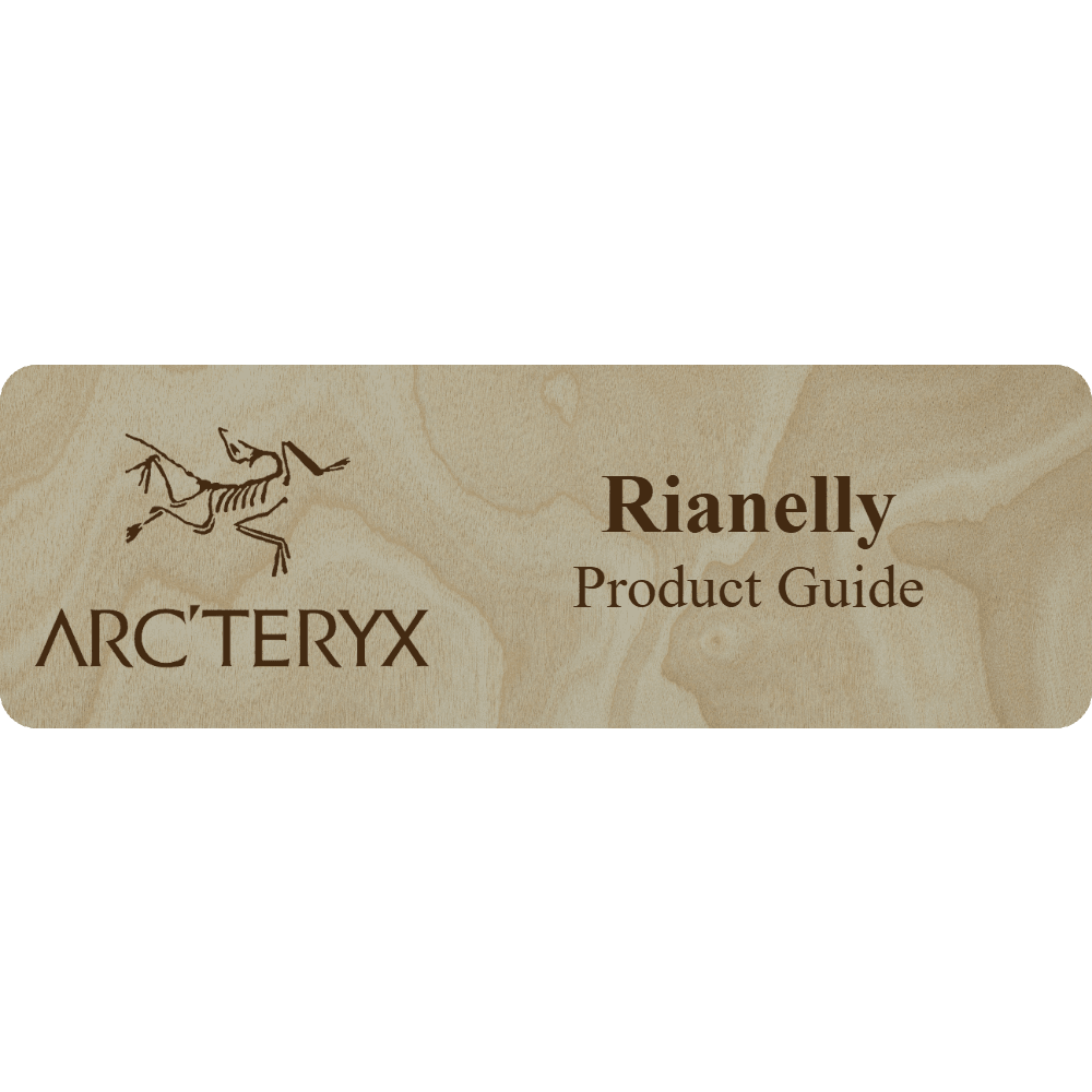 Arc'teryx Name Tag - 2 Lines - Customer's Product with price 6.25 ID Vn4RMxJOfw-topVAUcNLQRdX