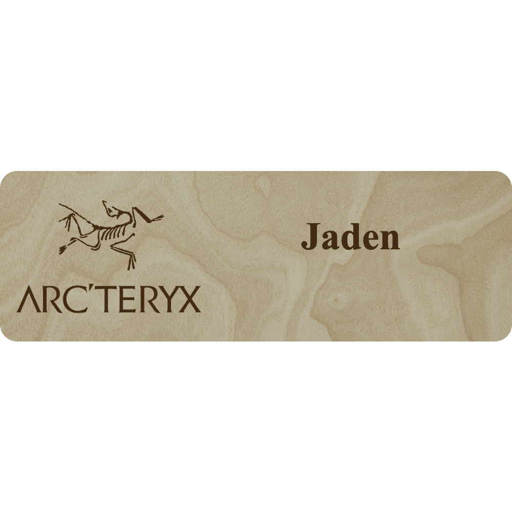 Arc'teryx Name Tag - 2 Lines - Customer's Product with price 6.25 ID G8KwWwtfJV8hSDd30X9yfhjX