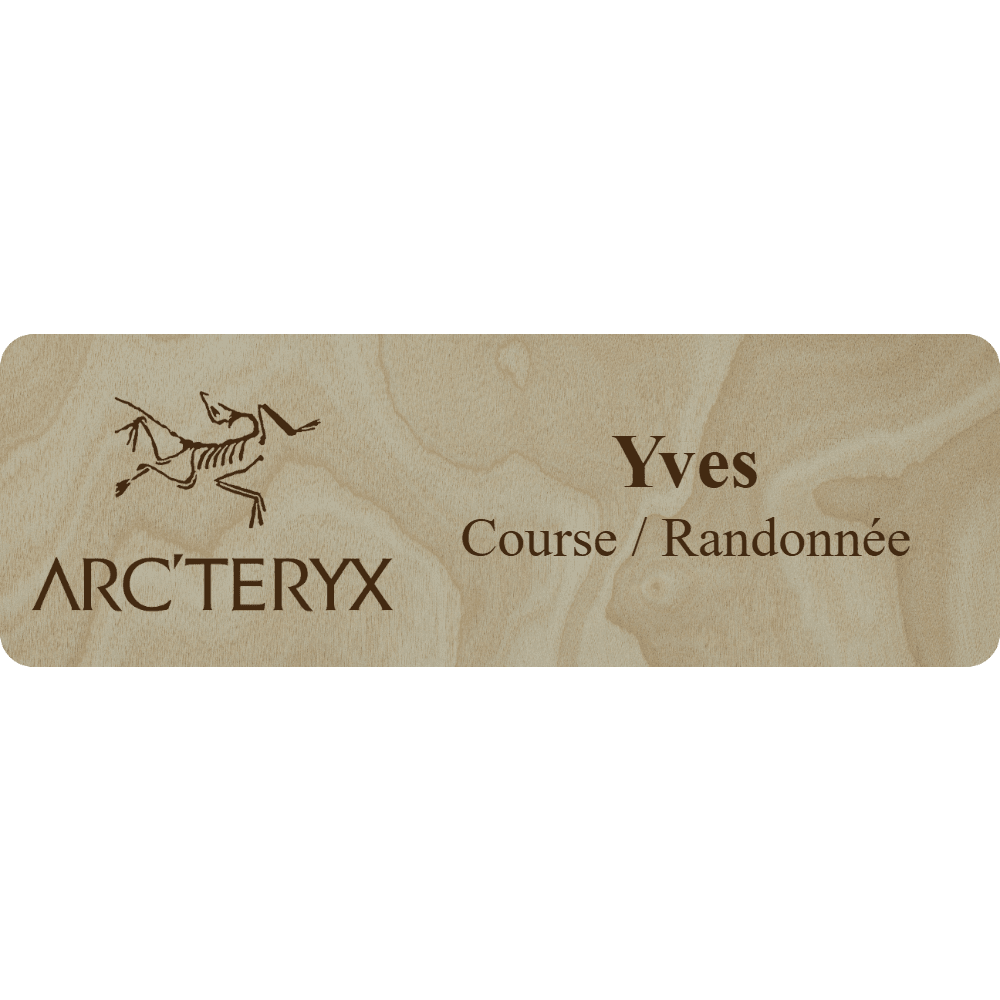 Arc'teryx Name Tag - 2 Lines - Customer's Product with price 6.25 ID 9SMENIr0VfzdqcGVwsRyO-k_