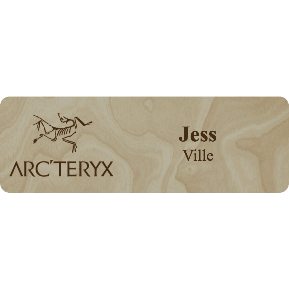 Arc'teryx Name Tag - 2 Lines - Customer's Product with price 6.25 ID 1c1XxDOdkik1bd6MjGsqtPgE
