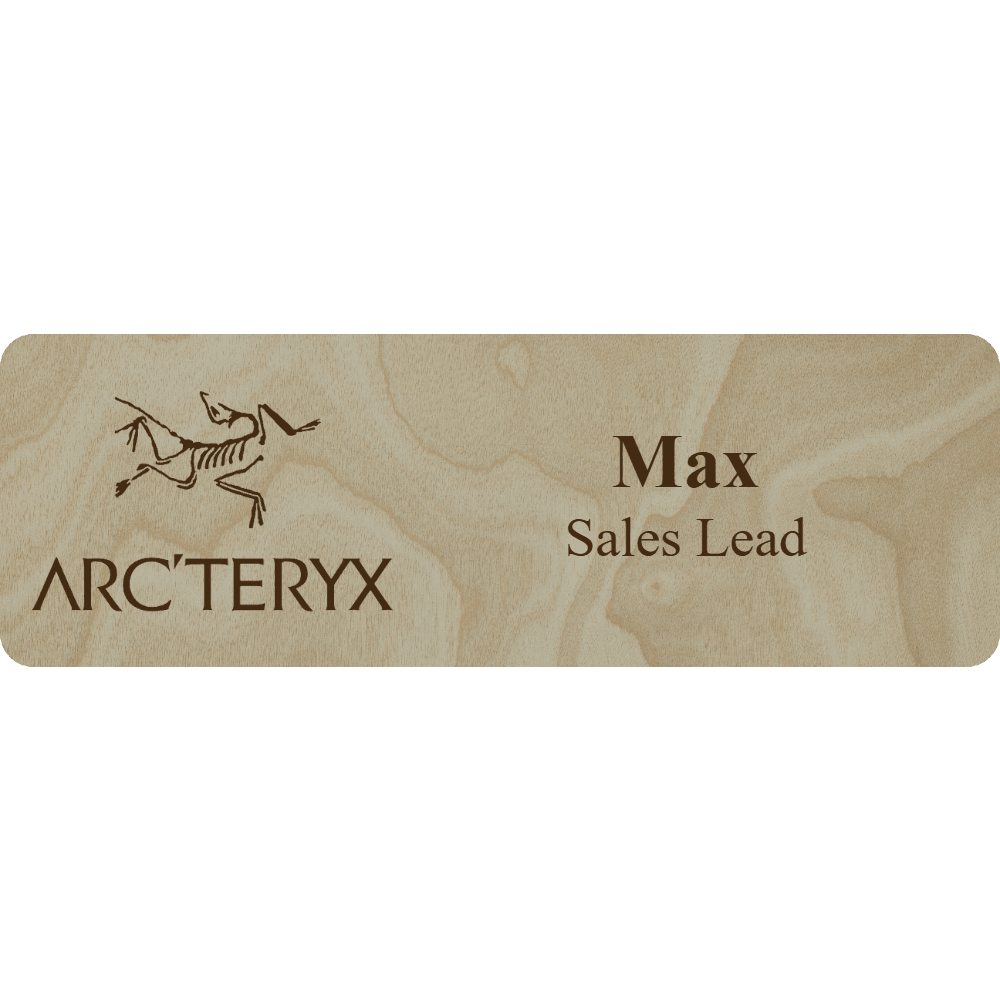Arc'teryx Name Tag - 2 Lines - Customer's Product with price 6.25 ID l9qexrOq4a7ItbfmlWIWDLAR