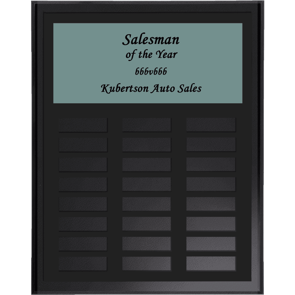 24 Plate Color Perpetual Plaque - Customer's Product with price 79.99 ID xvtzLwR-jMin6hYwrfc37Lnj