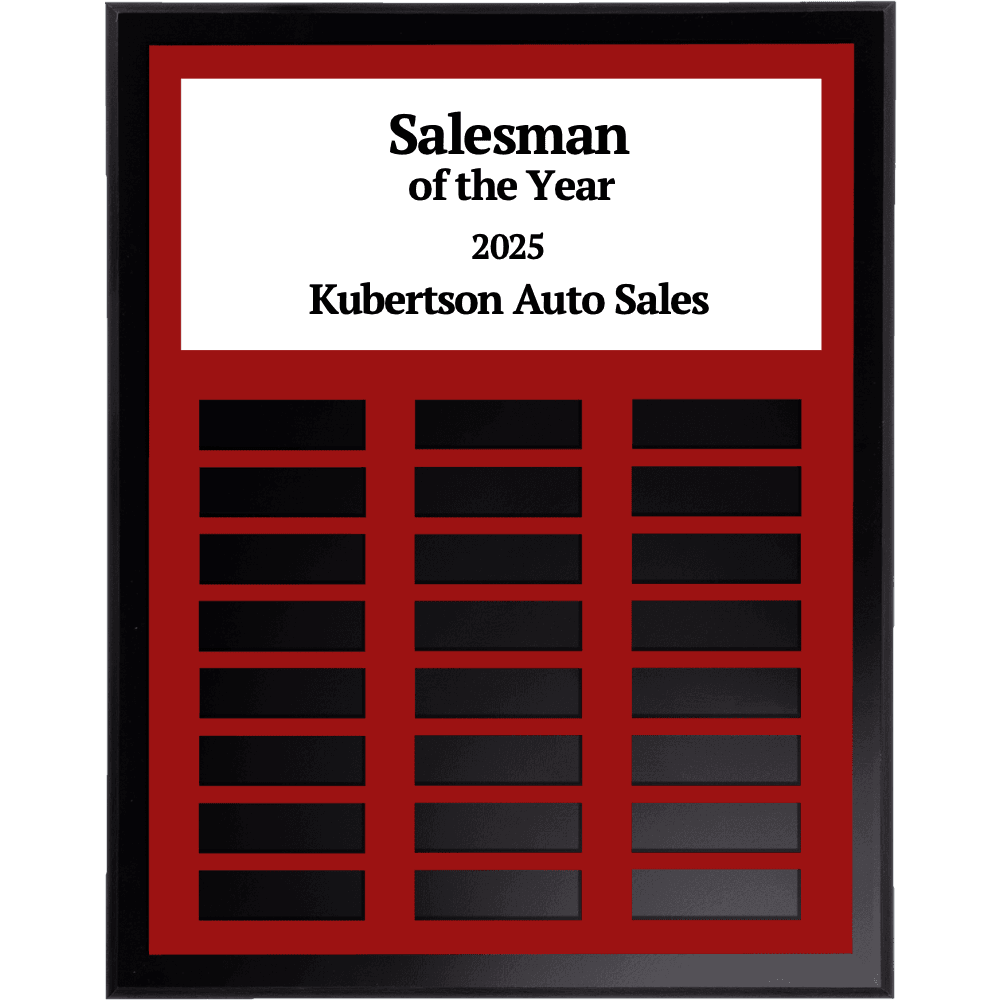 24 Plate Color Perpetual Plaque - Customer's Product with price 79.99 ID nG2s2GZsnZoW8LYXZfoLCNk-