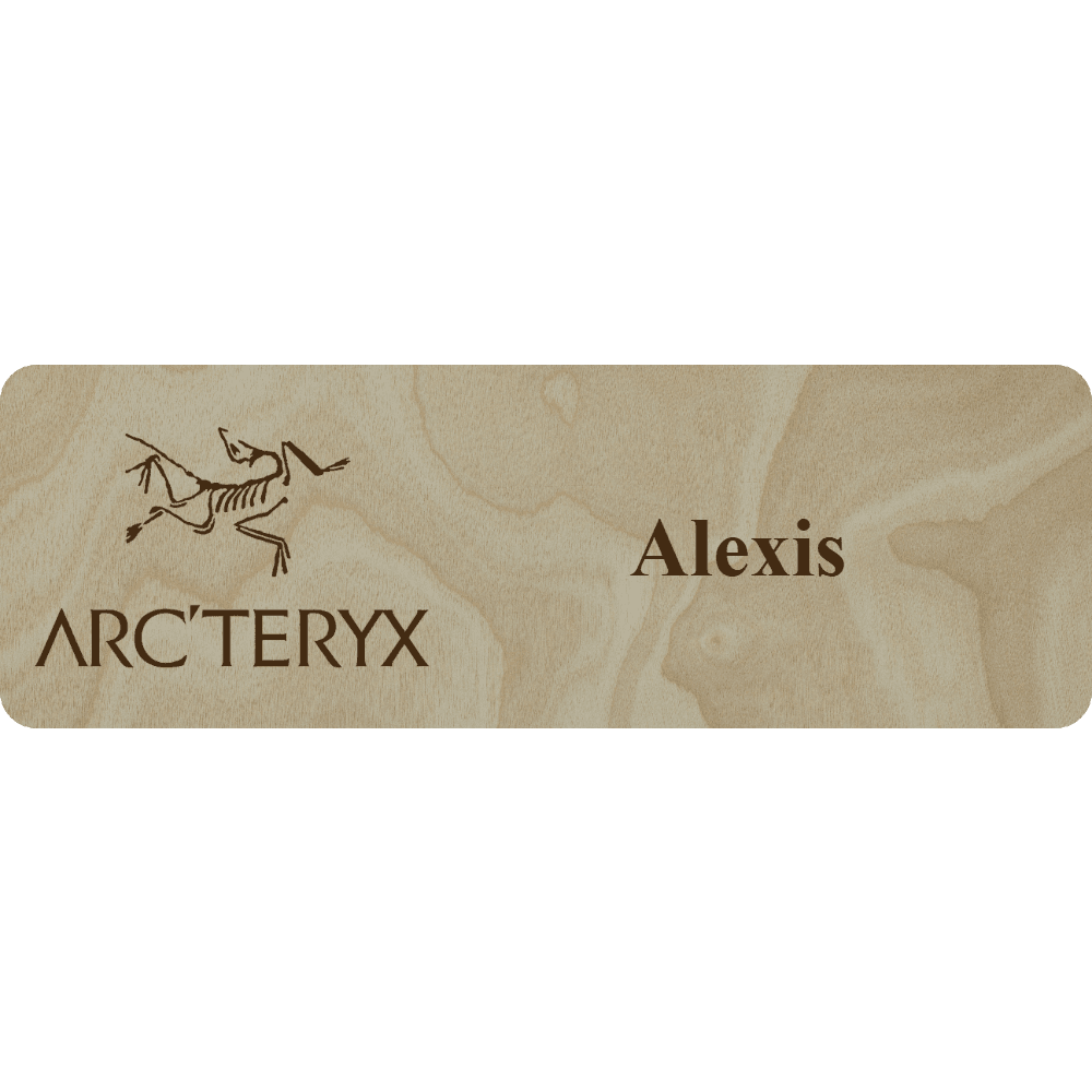 Arc'teryx Name Tag - 1 Line - Customer's Product with price 6.25 ID Ef9hG0gL5dPUnB37_VQVmGPe