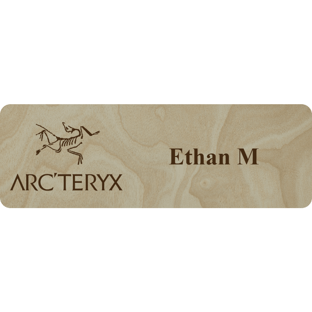 Arc'teryx Name Tag - 1 Line - Customer's Product with price 6.25 ID NJo0pKrYYaCtjNCEm75GJBbw