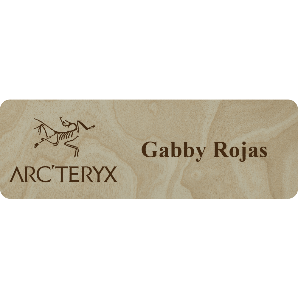 Arc'teryx Name Tag - 1 Line - Customer's Product with price 6.25 ID IpQ5DQxpBrr8Rz5twRghZrSG