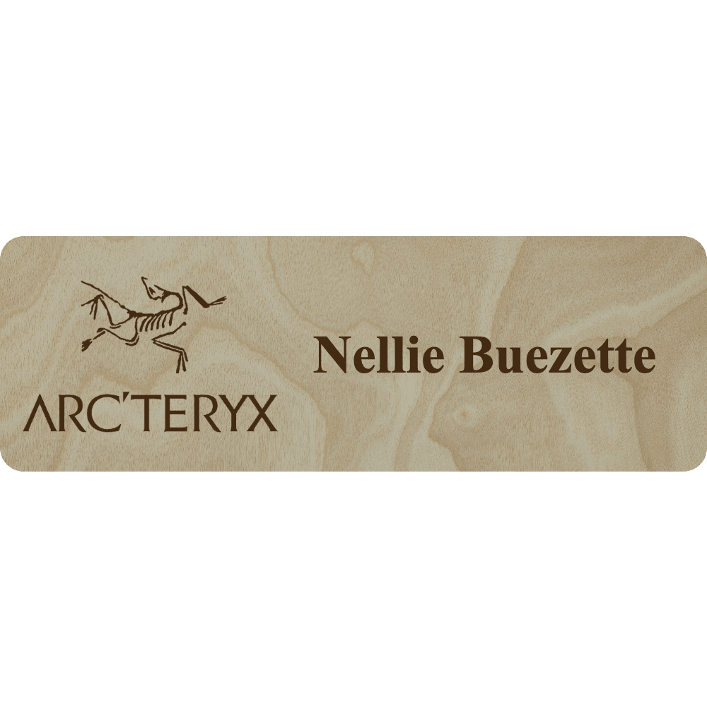 Arc'teryx Name Tag - 1 Line - Customer's Product with price 6.25 ID w8Z0h4d7OTsfkjTSFhFmxzol