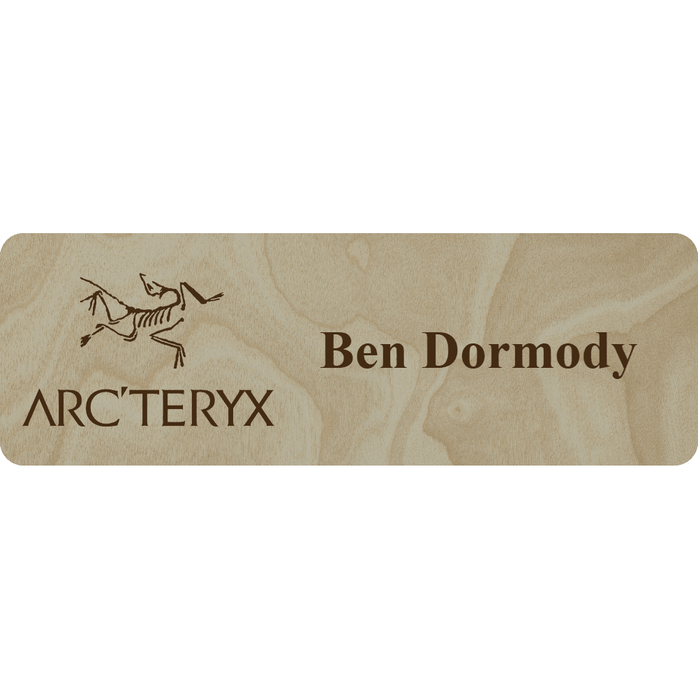 Arc'teryx Name Tag - 1 Line - Customer's Product with price 6.25 ID z-PgV4hykRQ8uX7_n7JEbFLC