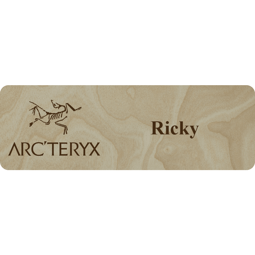 Arc'teryx Name Tag - 1 Line - Customer's Product with price 6.25 ID mOg3w1zQGID-Hencq_XwcdpE