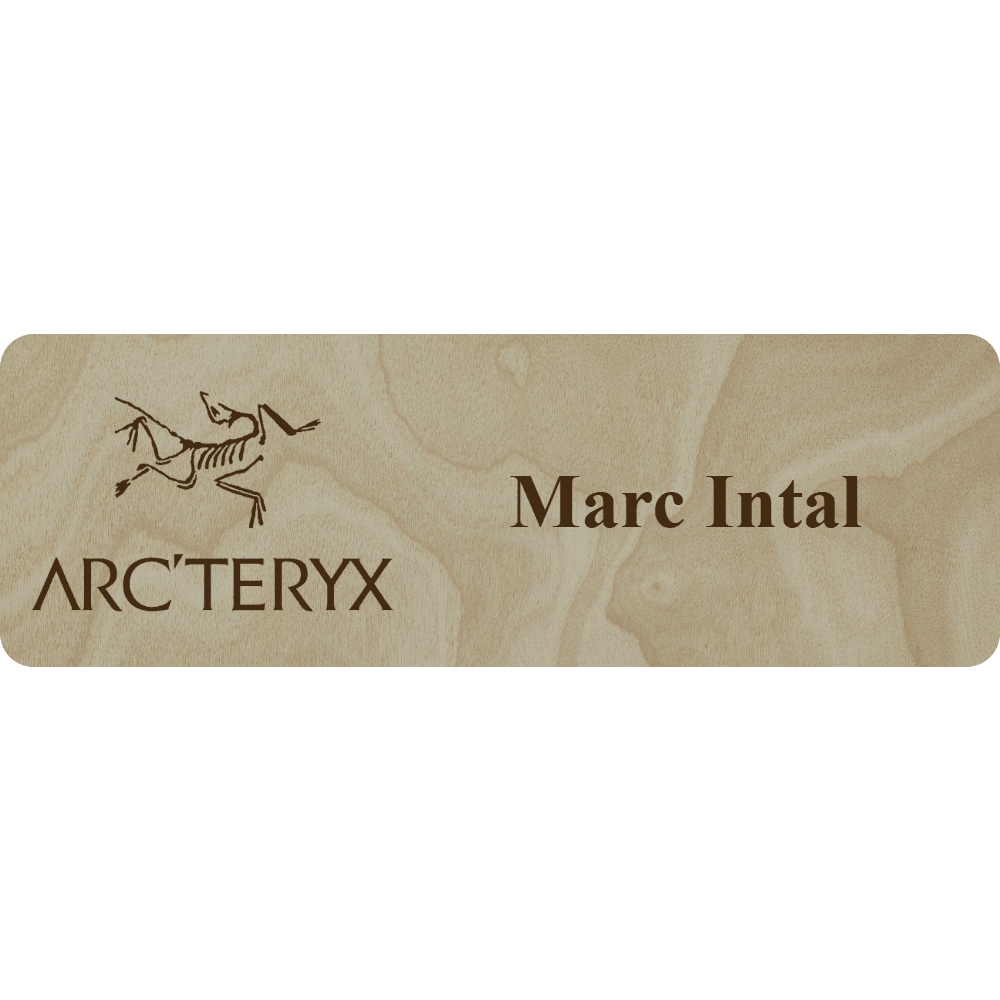 Arc'teryx Name Tag - 1 Line - Customer's Product with price 6.25 ID H8A54eiaDbxgmolckUr4JU_e