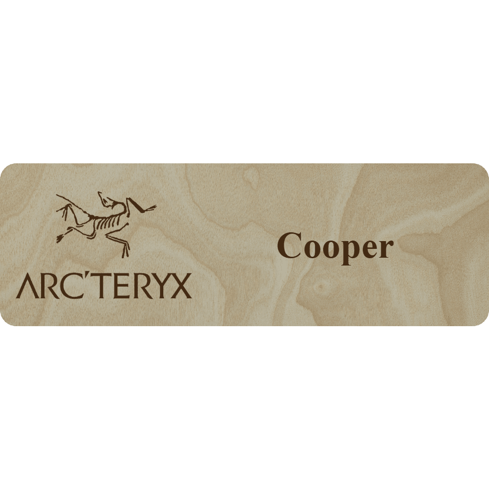 Arc'teryx Name Tag - 1 Line - Customer's Product with price 6.25 ID _xQr0vz3vEnHmggRRaEnTP-9