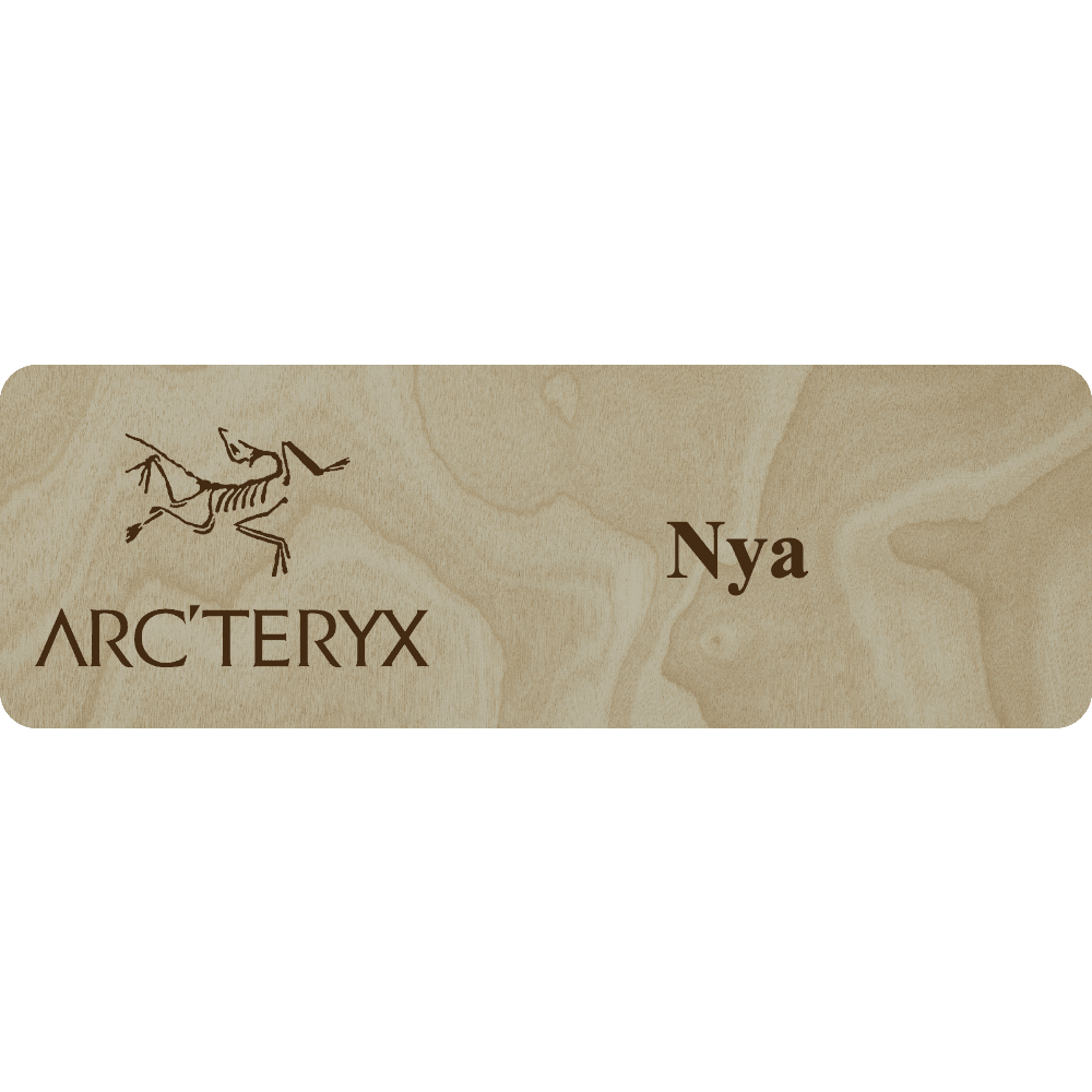 Arc'teryx Name Tag - 1 Line - Customer's Product with price 5.25 ID iGCDg0He9u5xs-VaQSR9UlH8