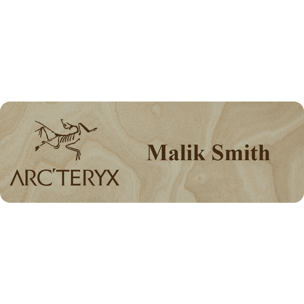 Arc'teryx Name Tag - 1 Line - Customer's Product with price 6.25 ID bbkZhRIaGtsxwMHqJRASTFef
