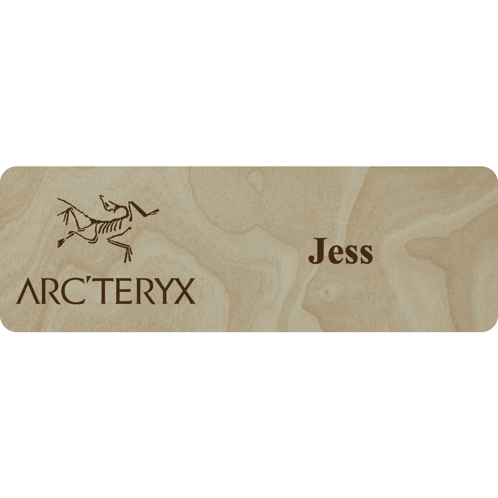 Arc'teryx Name Tag - 1 Line - Customer's Product with price 5.25 ID 2Rb5EtbUlIiAJ_A1CJjPVpKR