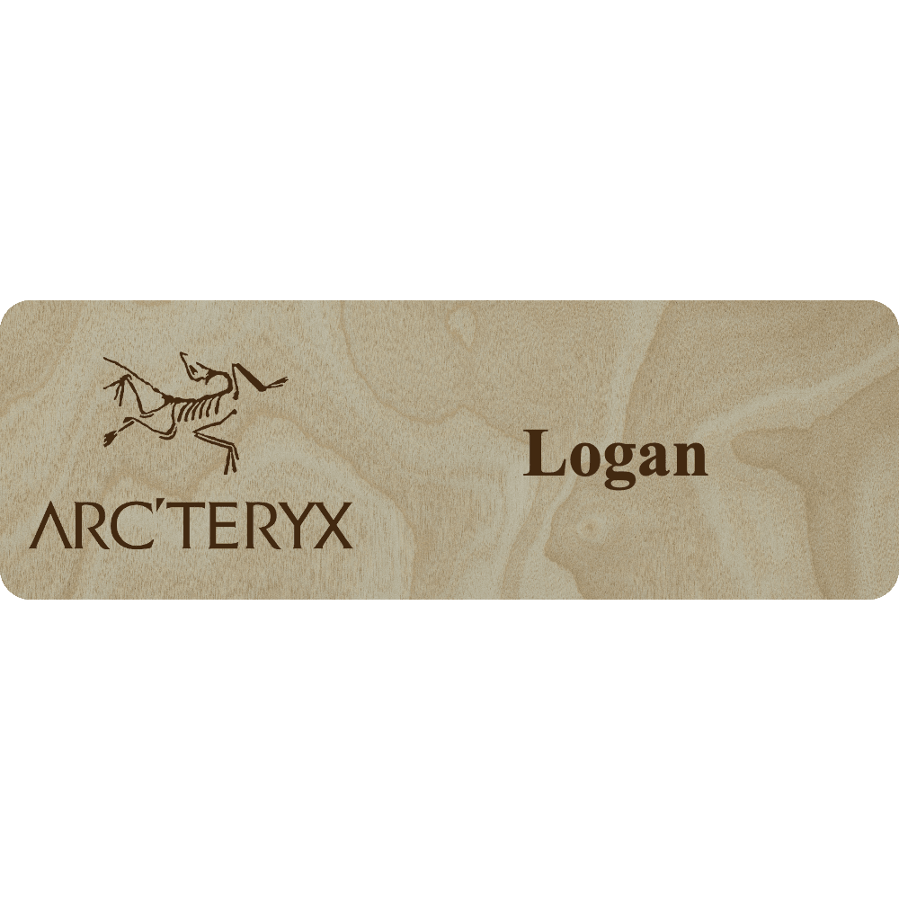 Arc'teryx Name Tag - 1 Line - Customer's Product with price 6.25 ID 3YBwj62zhkvWxON4pxIhp66V