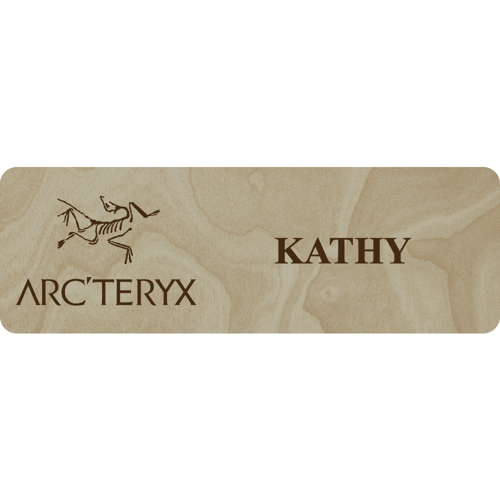 Arc'teryx Name Tag - 1 Line - Customer's Product with price 6.25 ID 3EnCwEGLyoMQkmmJtvIjZXIv