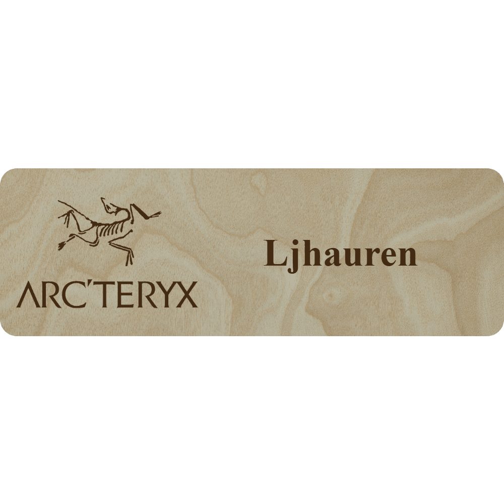 Arc'teryx Name Tag - 1 Line - Customer's Product with price 6.25 ID 1iSpMEWZ6KgoQAcYExDMc6ju