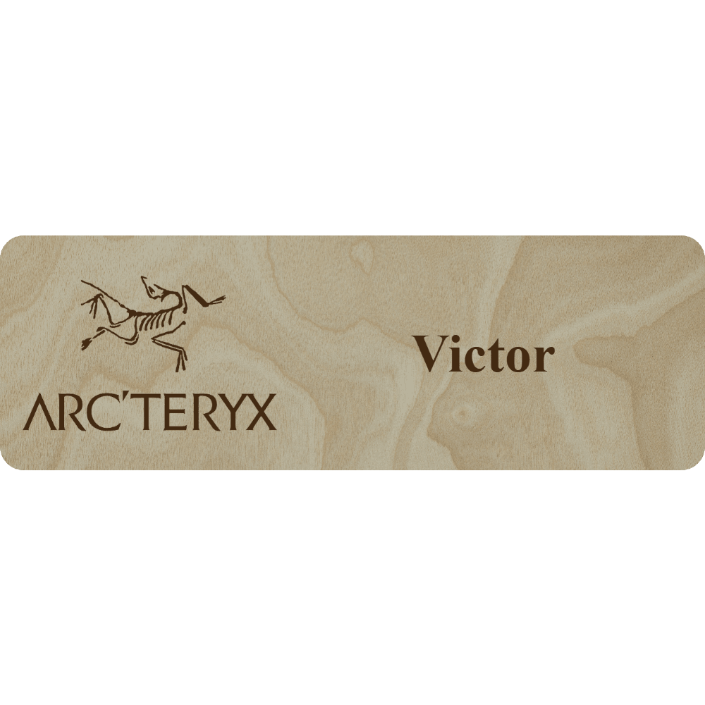 Arc'teryx Name Tag - 1 Line - Customer's Product with price 6.25 ID sD-fZOlB0IWX_ez8RdSPdY7p