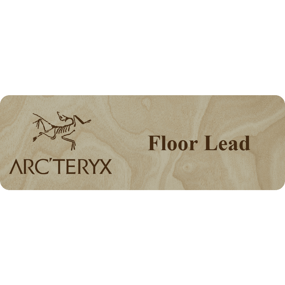 Arc'teryx Name Tag - 1 Line - Customer's Product with price 6.25 ID Ew9k0qYmSiQA7kKGgz2qRIjf