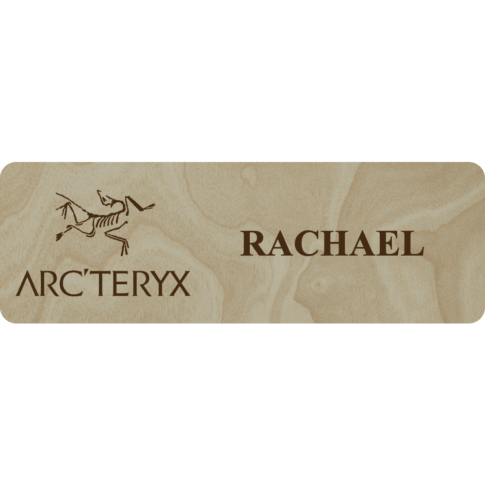 Arc'teryx Name Tag - 1 Line - Customer's Product with price 6.25 ID sBGYeCskMVh74pprHTJUjMr6