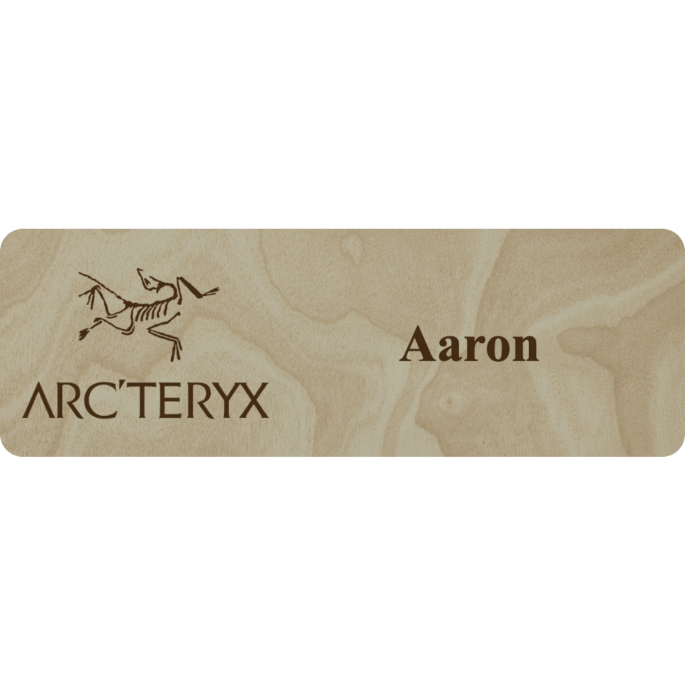 Arc'teryx Name Tag - 1 Line - Customer's Product with price 5.25 ID NHGs-cL9SsOzi46TlFzRPD29