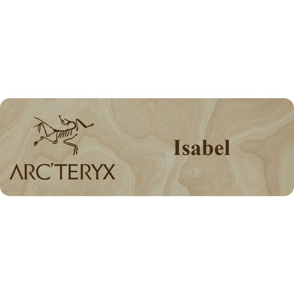 Arc'teryx Name Tag - 1 Line - Customer's Product with price 6.25 ID JiSgzloUZVUqwizZ4EuHTPYC