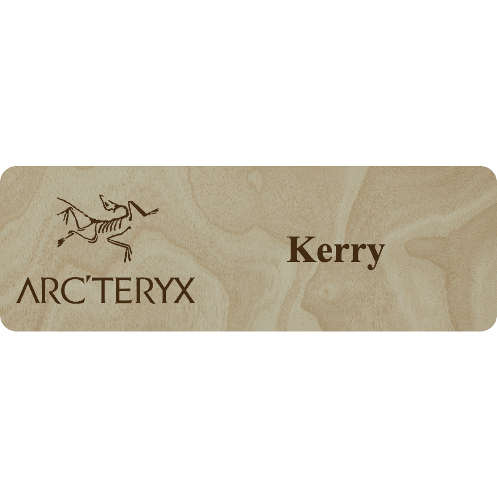 Arc'teryx Name Tag - 1 Line - Customer's Product with price 5.25 ID goxFPt0Aex9FPhyKlH3kA6ua