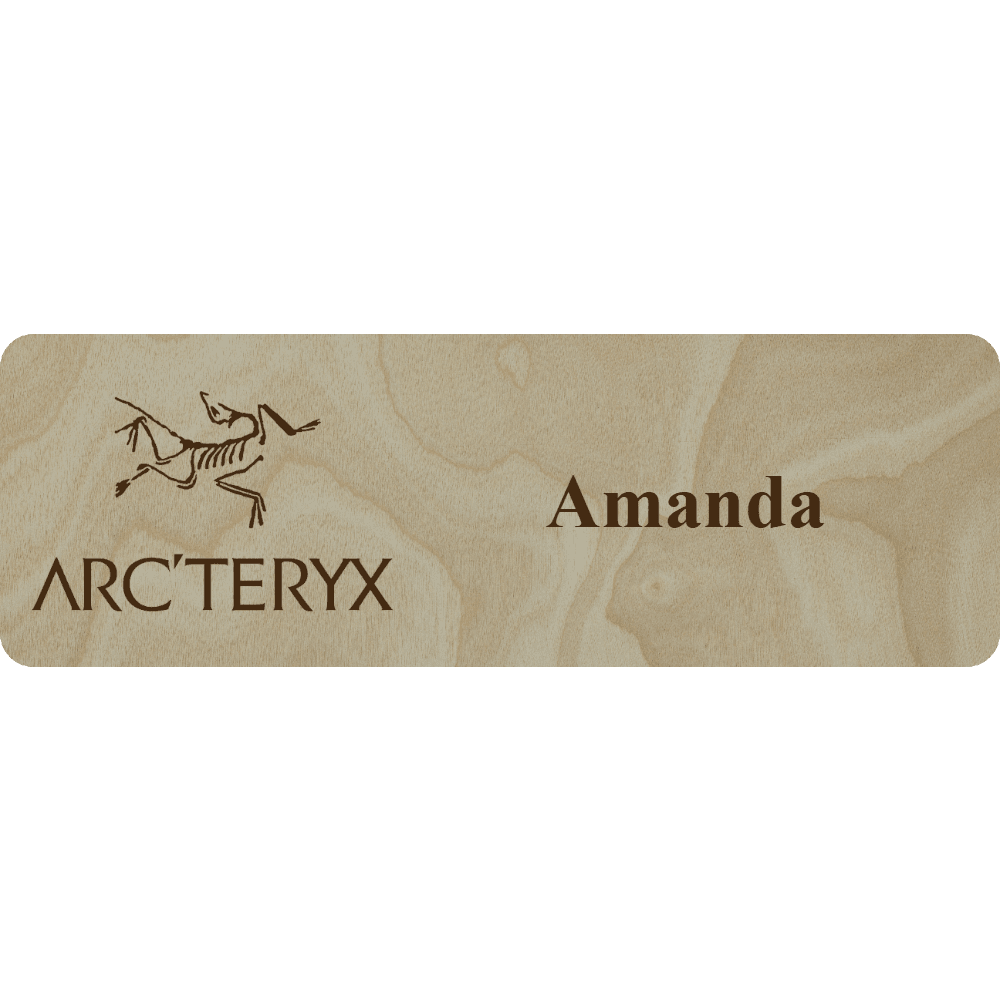 Arc'teryx Name Tag - 1 Line - Customer's Product with price 6.25 ID 4bc7Ry2KwxxZBEilhRYIDRHI