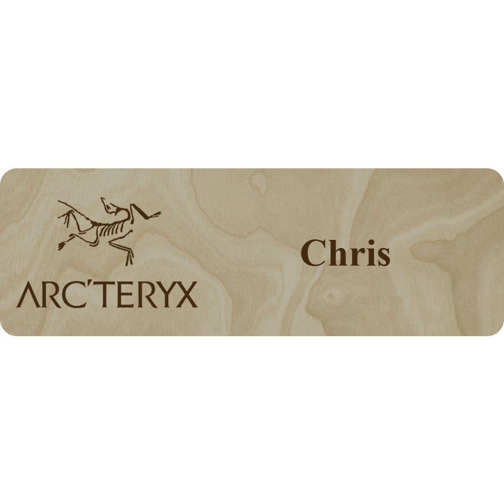 Arc'teryx Name Tag - 1 Line - Customer's Product with price 6.25 ID wq6maTX4iOjJl2laI7N6PrY_