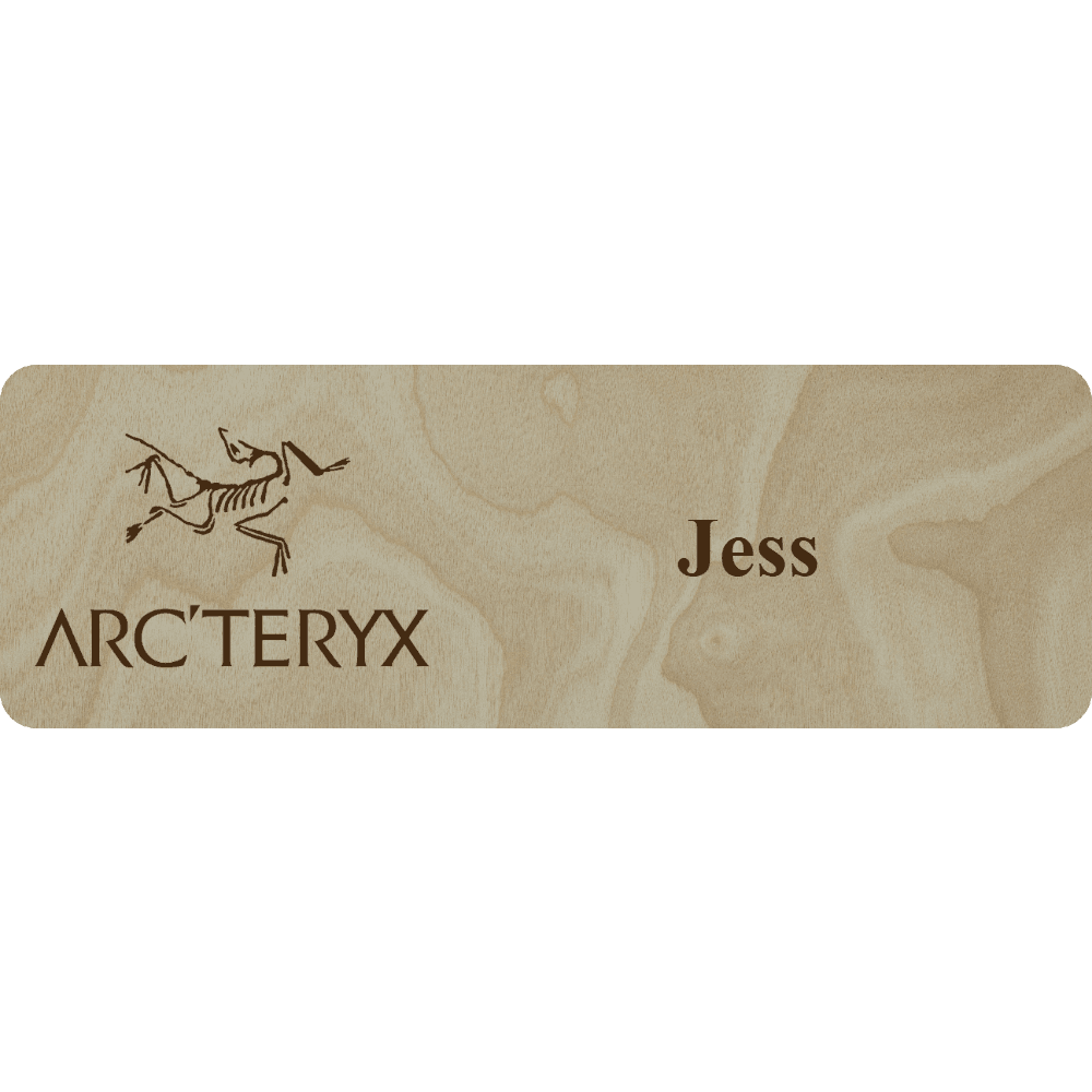 Arc'teryx Name Tag - 1 Line - Customer's Product with price 6.25 ID V0hsRYmGs7cPdbjidjQobMYg
