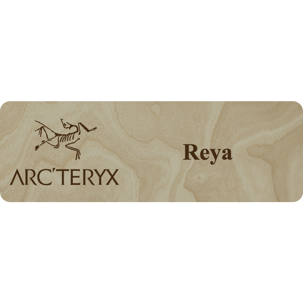 Arc'teryx Name Tag - 1 Line - Customer's Product with price 6.25 ID u2m9GYHwMm8SQUBOwndfkpFD