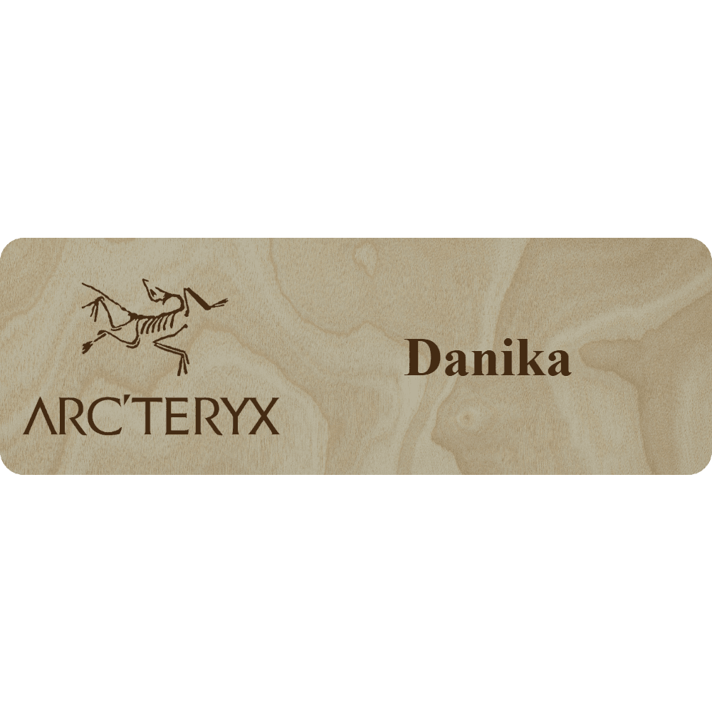 Arc'teryx Name Tag - 1 Line - Customer's Product with price 6.25 ID dQt_zj4oGdk199ks2SHNkev9