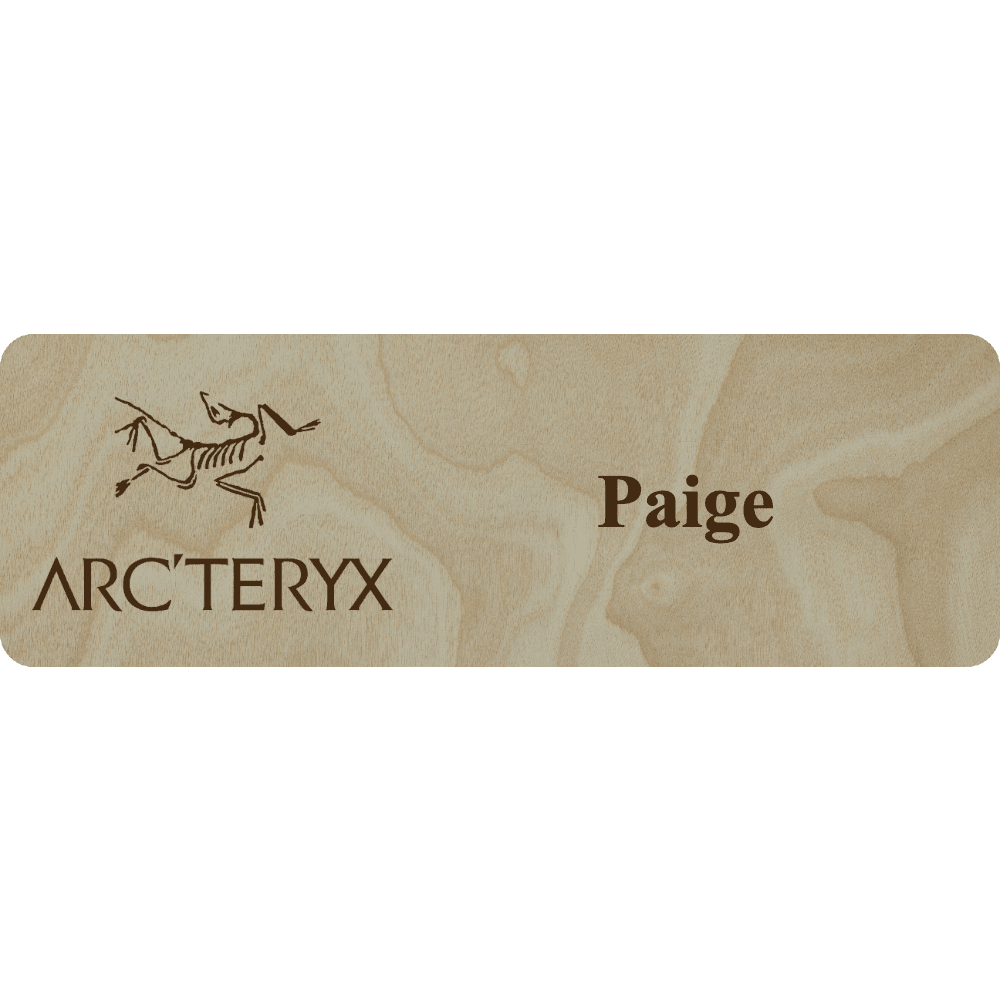 Arc'teryx Name Tag - 1 Line - Customer's Product with price 6.25 ID T-kjv-miguKG07FizqxAlTSH