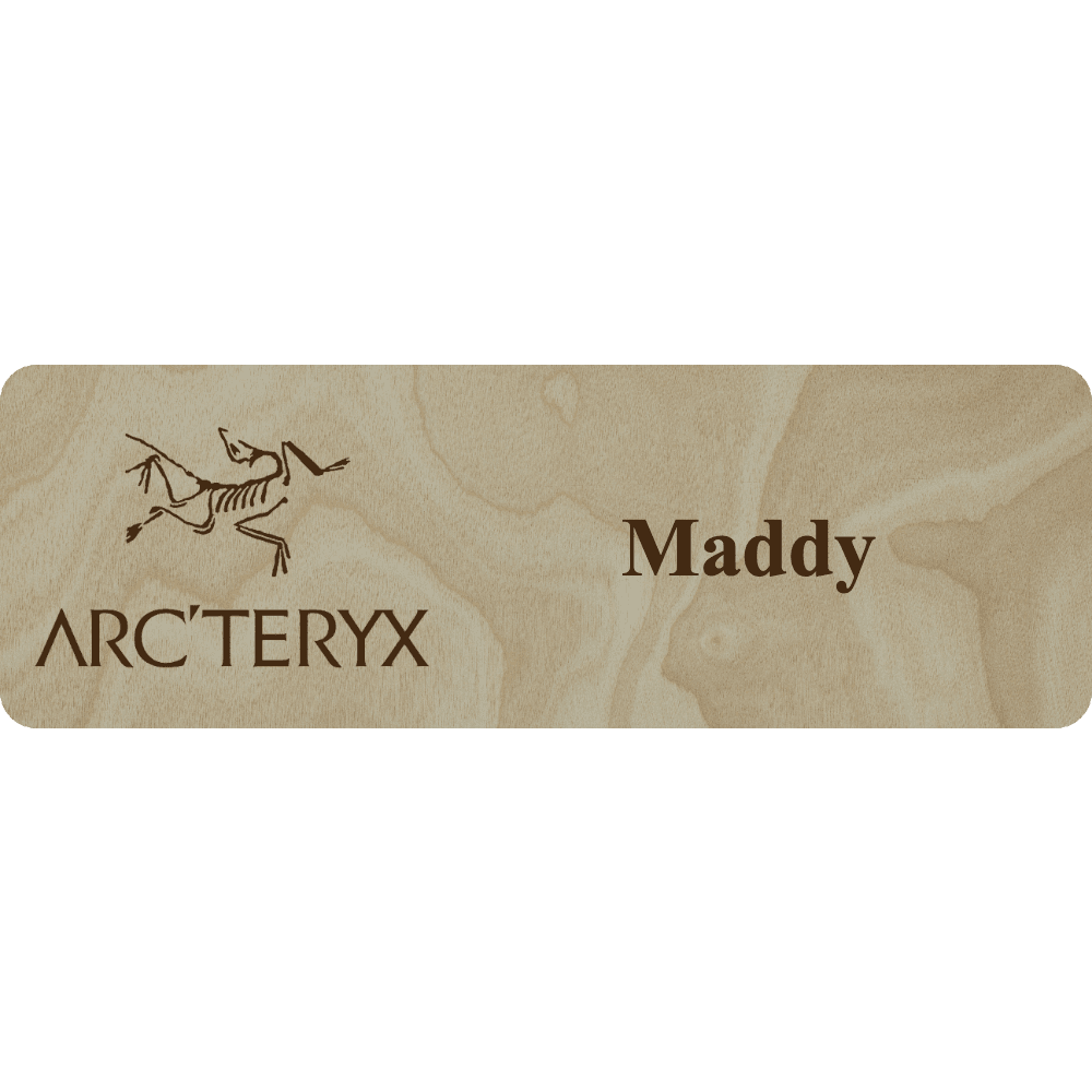 Arc'teryx Name Tag - 1 Line - Customer's Product with price 6.25 ID IqTBMVuz4AXWsRZCNeI72TEJ