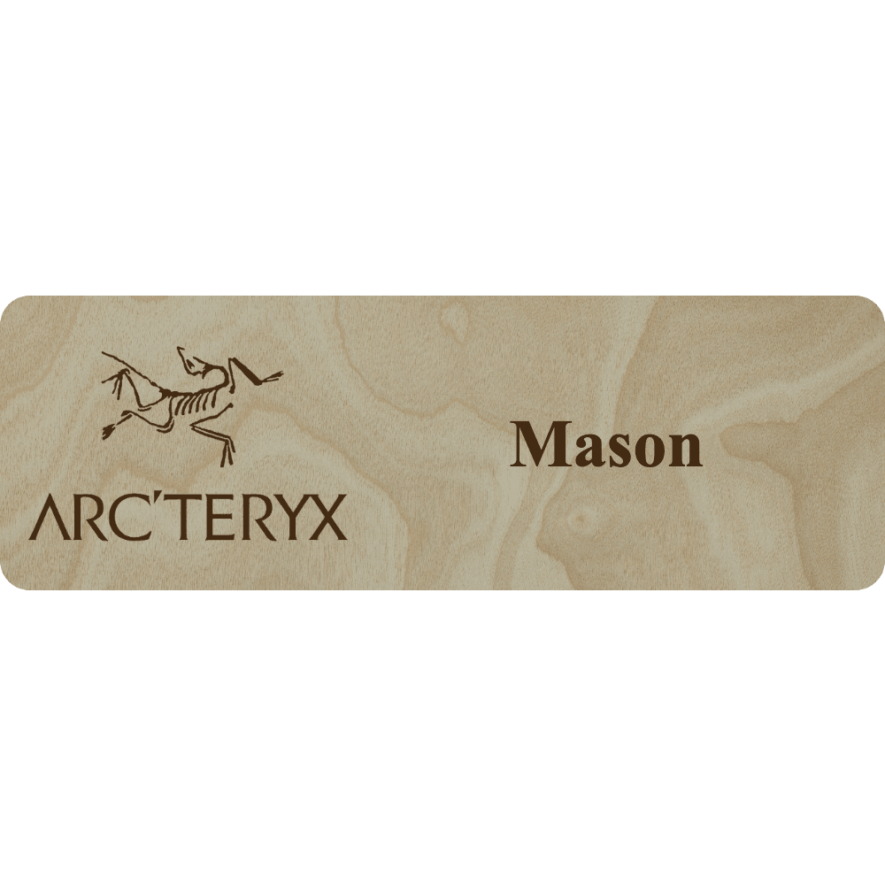 Arc'teryx Name Tag - 1 Line - Customer's Product with price 6.25 ID 5goDYKhIACuEWFqSQOy4FZt4