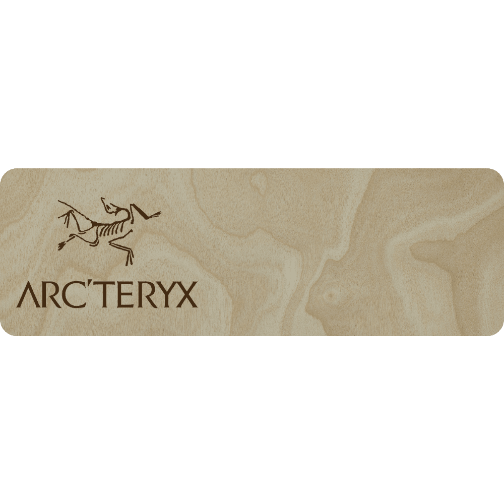 Arc'teryx Name Tag - 1 Line - Customer's Product with price 6.25 ID qHkIS4t5FM8oHlCBUJAn41ti