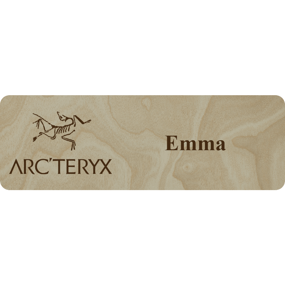 Arc'teryx Name Tag - 1 Line - Customer's Product with price 6.25 ID F_QpDNRnna1-O_UNiry8k7Id